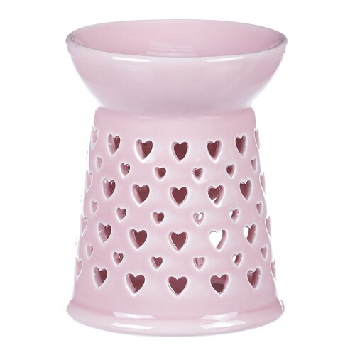 Porcelán aromalámpa Pink, 11 x 11 x 14 cm