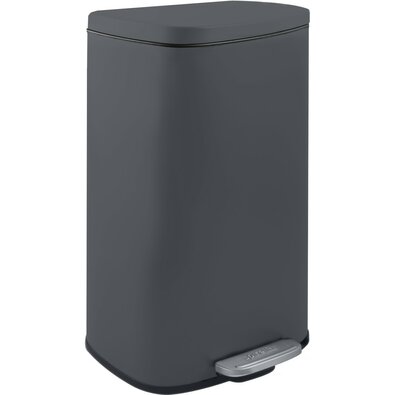 Spirella Pedálový odpadkový koš soft-close Akira 50 l, matná šedá