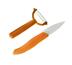 Sada keramický nůž + škrabka oranžová