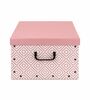 Compactor Zložljiva shranjevalna škatla Nordic, 50x 40 x 25 cm, roza