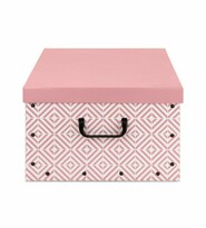 Compactor Cutie de depozitare pliabilă Nordic, 50 x 40 x 25 cm, roz