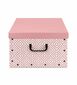 Compactor Skládací úložná krabice Nordic, 50 x 40 x 25 cm, růžová