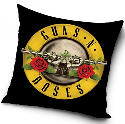 Polštářek Guns N´ Roses, 40 x 40 cm