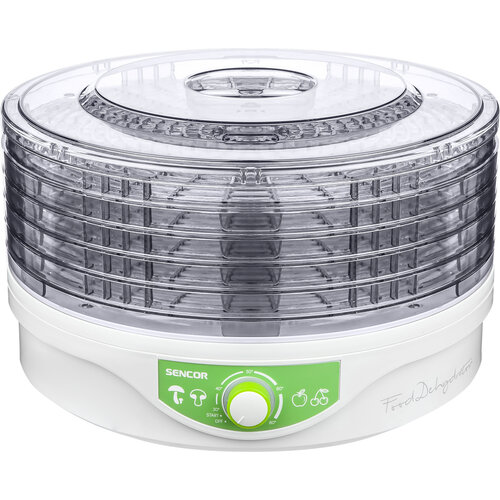 Sencor SFD 2105WH gyümölcsszárító, fehér színben