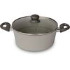 Lamart LT1268 ponev s pokrovom Stripe, premer 24cm