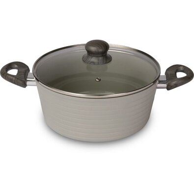 Lamart LT1268 ponev s pokrovom Stripe, premer 24cm
