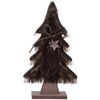 Dekoracja bożonarodzeniowa Hairy tree, ciemnobrązowa, 28 cm