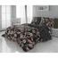 Lenjerie pat din satin Kvalitex Luxury collection Gloria maro, 140 x 200 cm, 70 x 90 cm