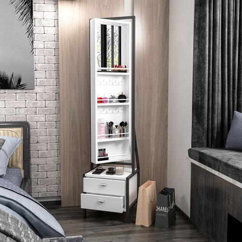Kosmetiktisch Elegante White