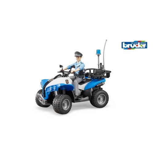 Bruder 63010 Vehicule de intervenție rapidăQuadricicletă de poliție