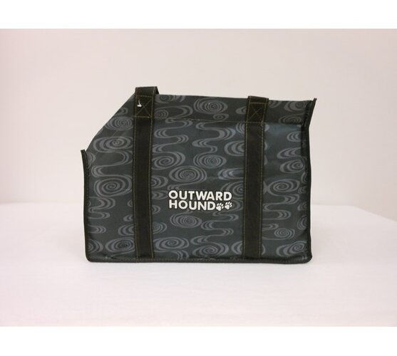 Přepravní taška pro psy a kočky do 6,5 kg, šedo-černá