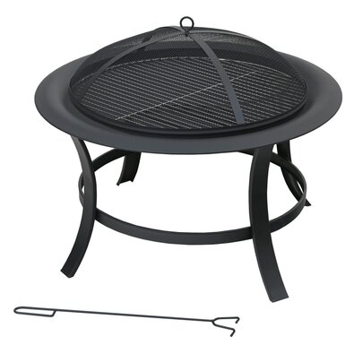 Cattara 13016 Taal tűzrakó grillráccsal és fedél