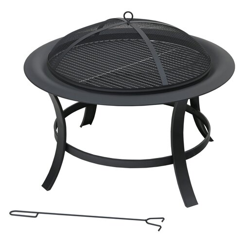 Cattara 13016 Feuerstelle mit Grillrost und Deckel Taal