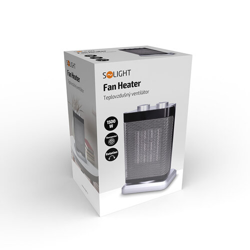 Solight KP14 teplovzdušný ventilátor, 1500 W