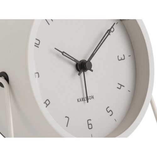 Karlsson 5952WG ceas cu alarmă de design 13 cm, gri