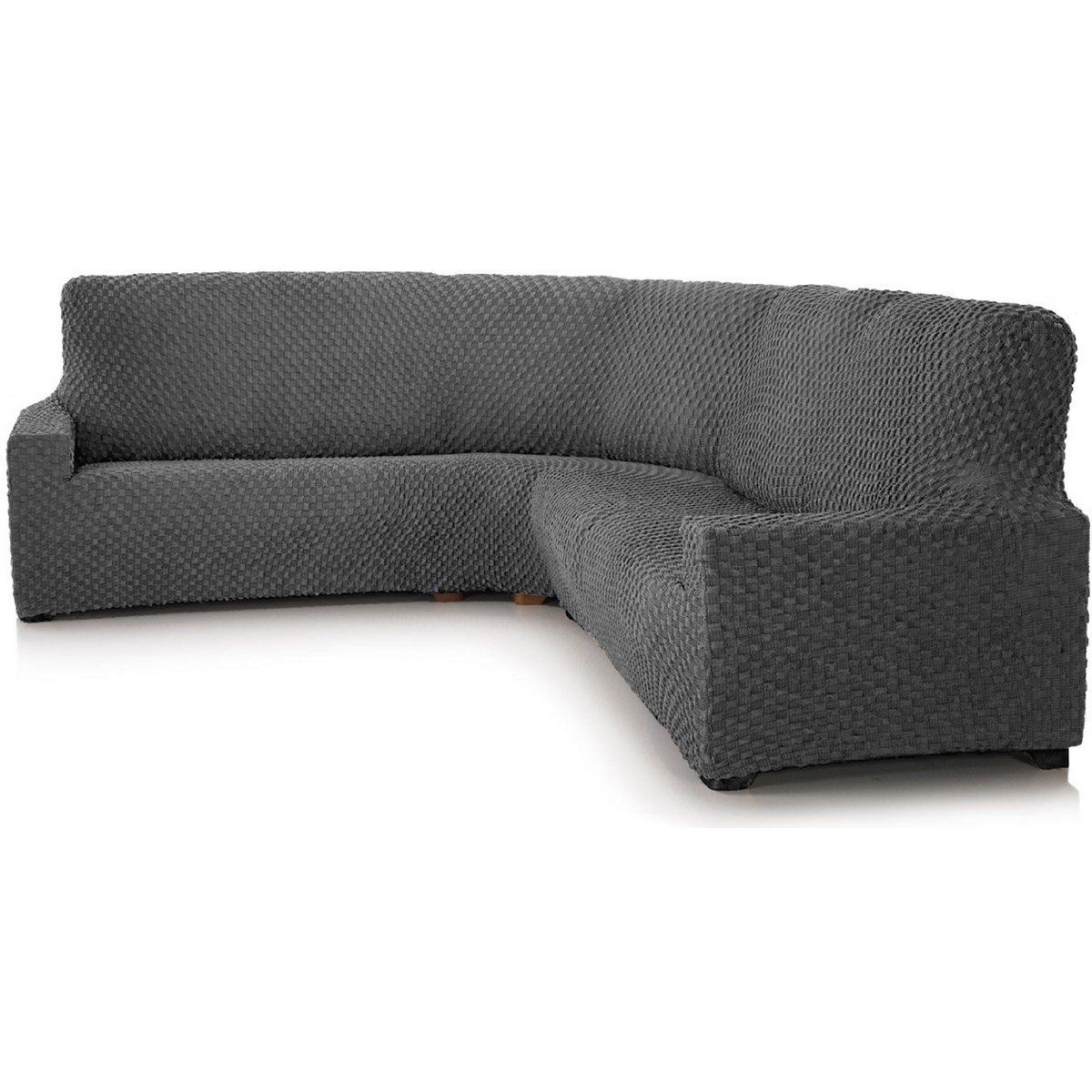 Forbyt Multielastický poťah na rohovú sedaciu súpravu Contra sivá, 340 - 540 cm