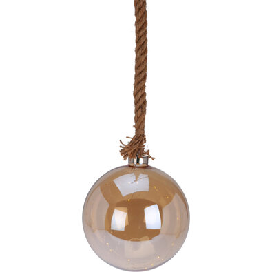 Decorațiune de Crăciun suspendată cu LED  Ball, 20 cm