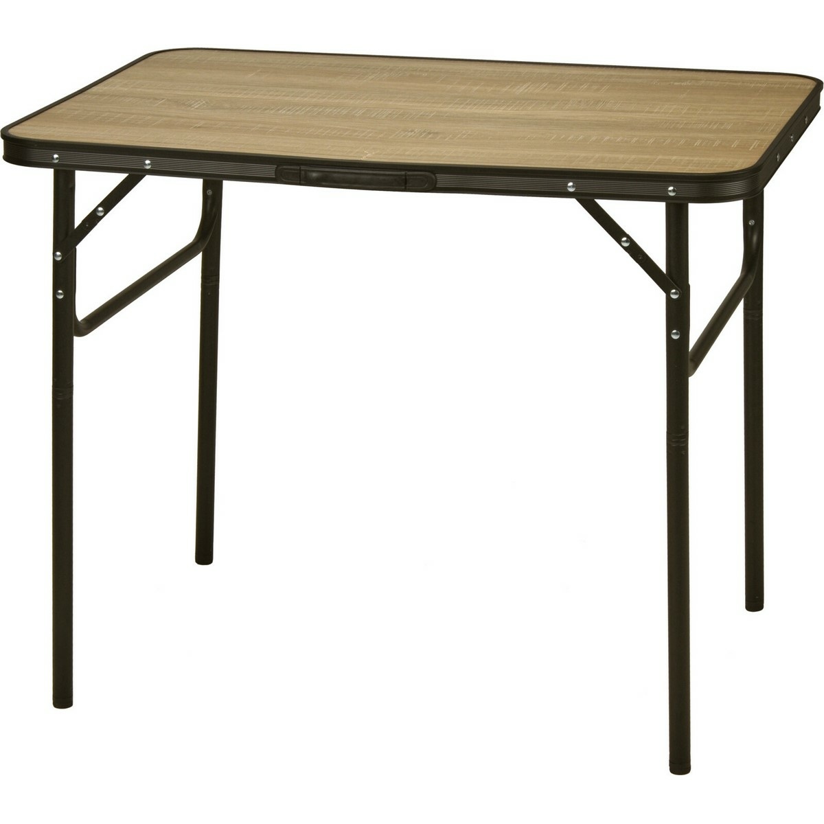 Stolik kempingowy w dekorze drewna, 90 x 60 x 30 cm