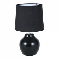 Altom Keramická stolná lampa, čierna Altom Keramická stolná lampa, čierna