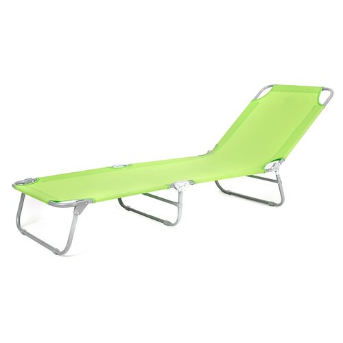 Happy Green Sklopno ležalnik za plažo Sunbay zelen