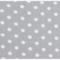 Bellatex Kinder-Kissen und Decke Set Dots grau, 75 x 100 cm, 42 x 32 cm