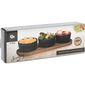 Set de servire EH Torrente, 4 piese, albastru, 29x 10 cm