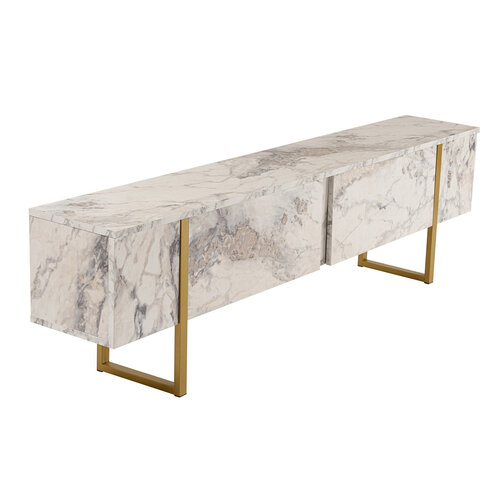 Stolik TV Serenity Gold