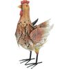 Garten Metall Dekoration Henne, 23 x 13 x 33 cm