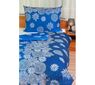 Bavlnené obliečky Vločky na modrom, 140 x 200 cm, 70 x 90 cm
