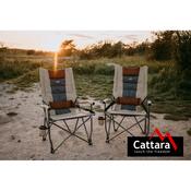 Cattara 13468 Składane krzesło kempingowe Grant,beżowe