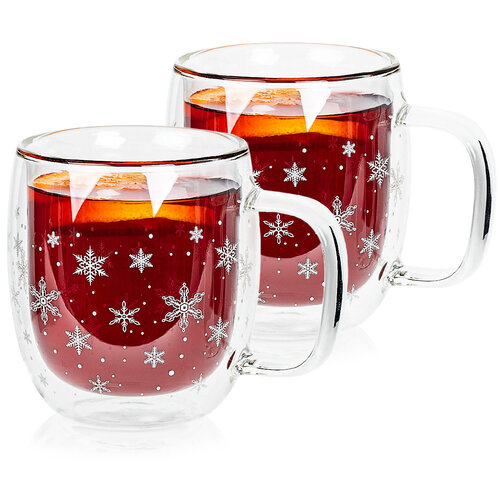 4Home termo steklenice Hot&amp;Cool Snežinka 350ml, 2 kos
