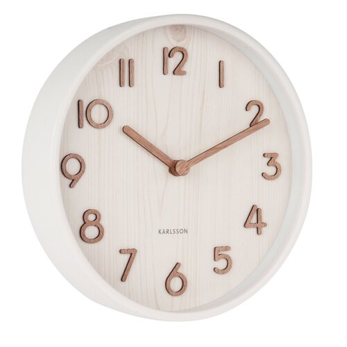 Karlsson 5808WH Design falióraátmérő 22 cm termék 2. képe