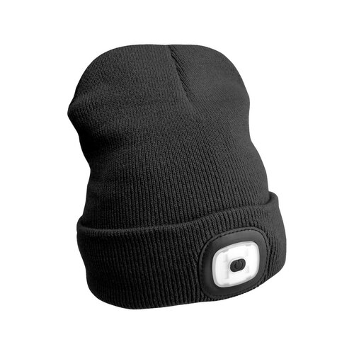 Sixtol Kapa s čelovkou 45 lm, USB, uni, črna