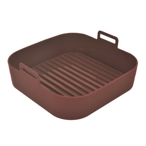 Orion Silikonform für Heißluftfritteuse, 17,5 x 17,5 cm