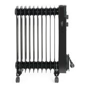 G21 Olejový radiátor Merapi, 11 žeber, 2500 W, černá