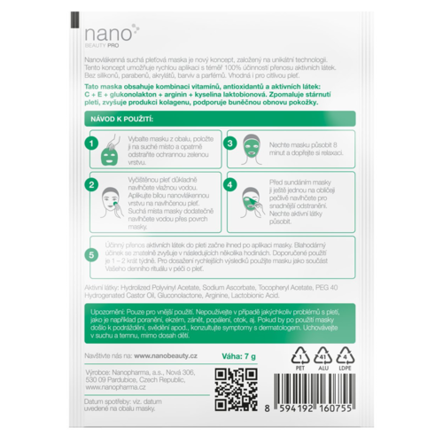 nanoBeauty Anti-Aging Nanofaser-Maske