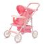 Baby Mix Sportovni kočárek pro panenky Lana růžová, 58,5 x 33 x 61,5 cm