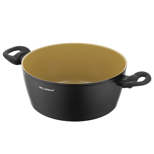 Florina Aluminijev lonec s pokrovom AmVegan byMateusz Gessler, 24 cm, 3,6 l