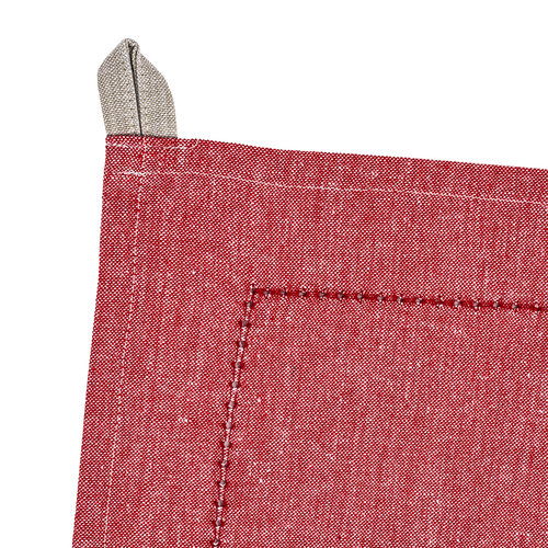 Ścierka Heda beżowy / czerwony, 50 x 70 cm, zestaw 2 szt.