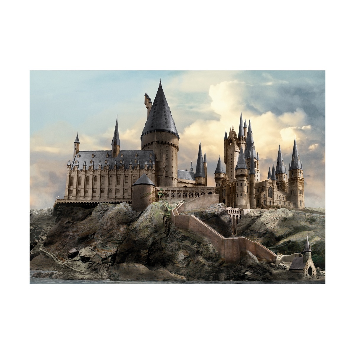 Gyermek fotó tapéta Harry Potter Roxfort 252 x 182cm, 4 részből áll
