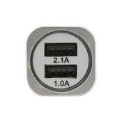 Compass Zástrčka Metal 12 V /24 V, 2x USB