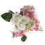 Buchet de flori artificiale trandafiri și hortensie Bella, 20 x 27 cm