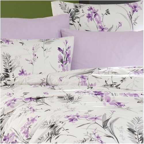 BedTex Pościel bawełniana Nesta śmietankowy, 220 x 200 cm, 2 szt. 70 x 90 cm