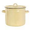 Toro Emaille-Kasserolle mit Deckel 7 l, Beige