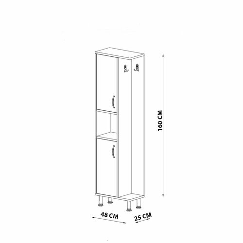 Dulap pentru baie Grand White