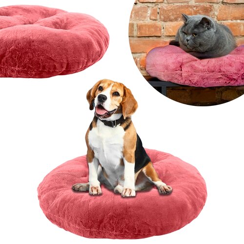 Domarex Hundebett IVY PLUSH Rosa, Durchmesser 65 cm