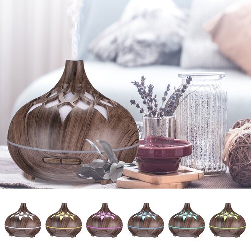 Sixtol Aroma difuzér Palm sivo les, 500 ml
