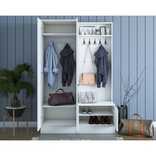 Zestaw do przedpokoju Mie White