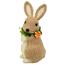 Velikonočni zajček iz flisa s cvetom, 15 x 27 x 12cm