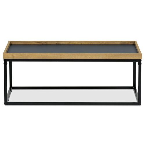 Konferenciaasztal peremmel és kör alakútalapzattal, 100 x 60 x 39 cm